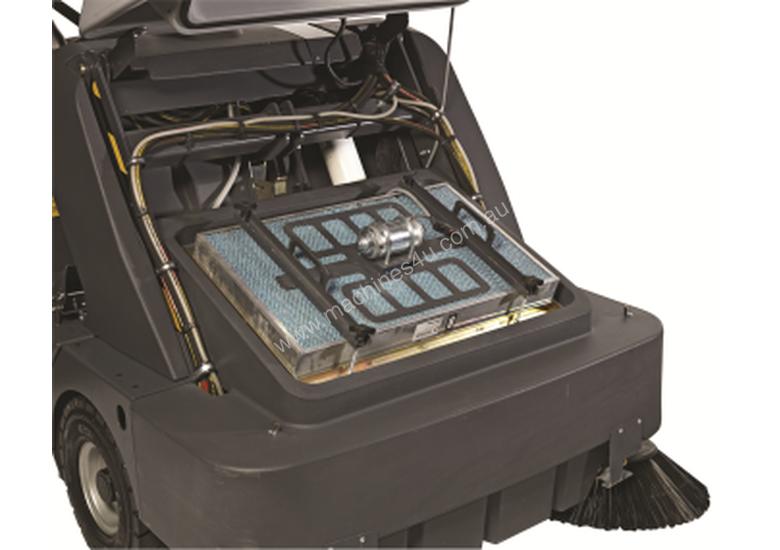 Click to view full size photos Nilfisk Battery Ride On Sweeper (inc batteries) SR1601