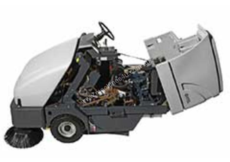 Click to view full size photos Nilfisk Battery Ride On Sweeper (inc batteries) SR1601