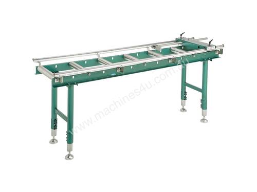 Calibrated Deluxe Length Stop Roller Conveyor Kit, 360mm x 2000mm Linear Measuring System