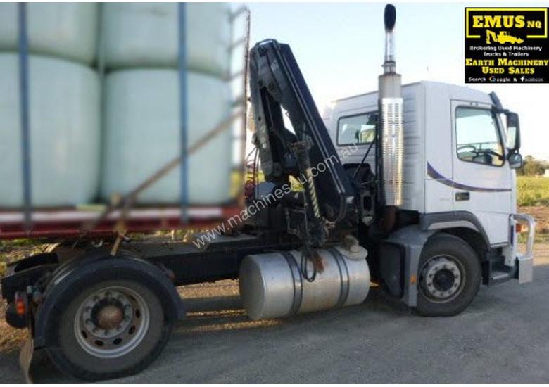 caption Volvo FM9 single axle Prime Mover with Crane. TS430