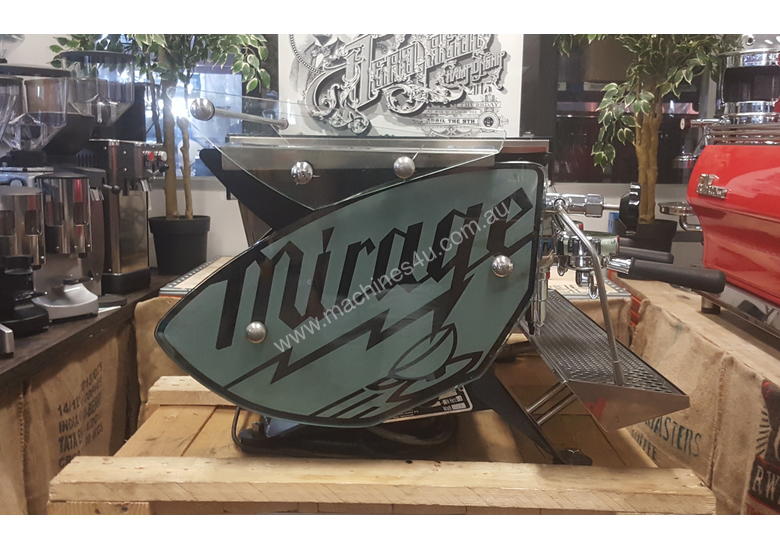 Click to view full size photos KEES VAN DER WESTEN MIRAGE TRIPLETTE MIRAGE SIDES 3 GROUP ESPRESSO COFFEE MACHINE