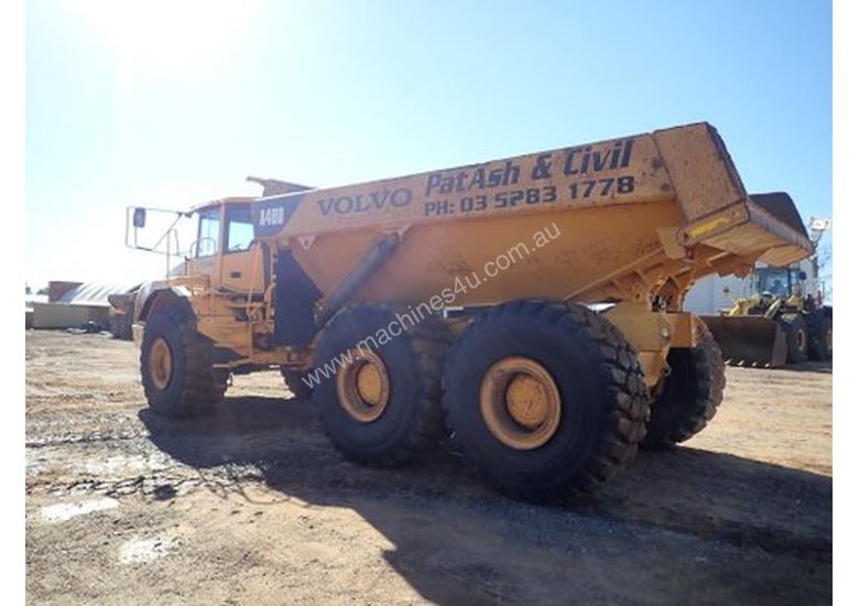 caption Volvo A40D Dump Truck