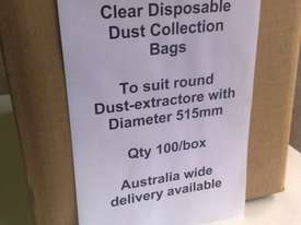 T800 Dust Extraction (100 x Bags) Clear -suit 515 dia - picture1' - Click to enlarge