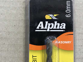 Alpha 6.0mm Masonry Drill Bit Diameter Length = 100mm MA060100 - picture0' - Click to enlarge