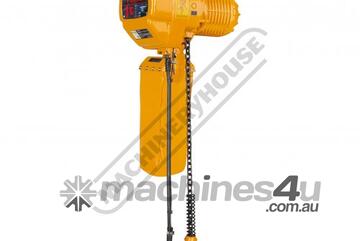 TECH-3PH-2SP-0106 Electric Chain Hoist 1 Tonne x 6 Metre Lift Two Speed: 1.2 & 3.5m/min. Lift Speeds