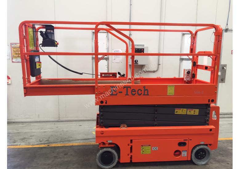 caption Dingli S06E 19ft Electric Scissor Lift 5.8M Platform