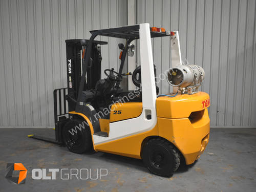TCM FG25T6 2.5 Tonne Forklift Sideshift Fork Positioner LPG 5238 Low Hours