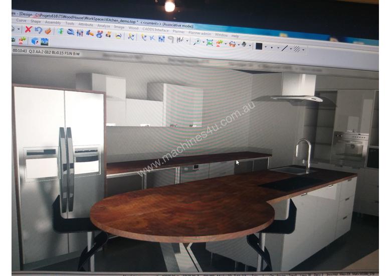 caption TopSolid Wood CAD Kitchen and Woodworking Software Package