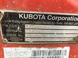 Kubota KX040-4 Excavator  - picture0' - Click to enlarge