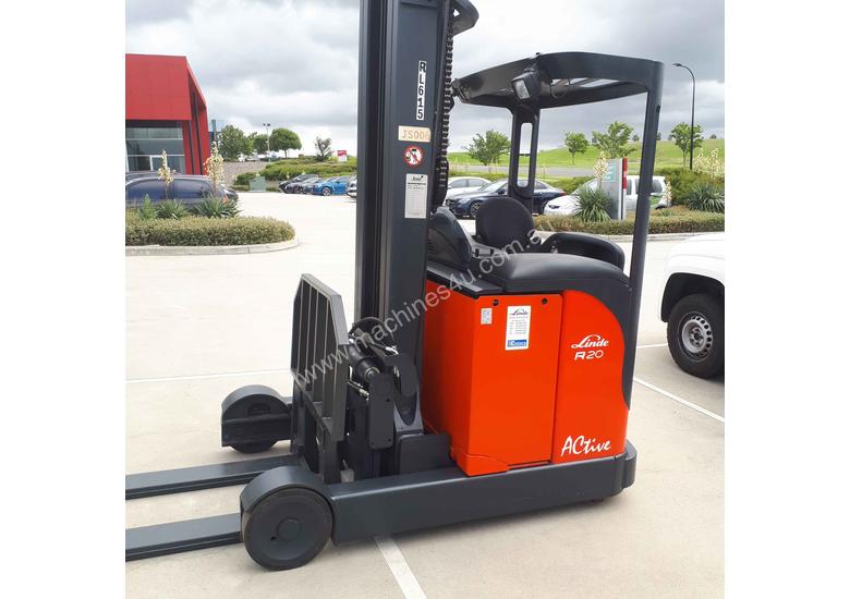caption Used Forklift: R20 Genuine Preowned Linde 2t