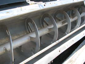 Stainless Auger Feeder Screw Conveyor with Spray Bar - 2.6m long - picture0' - Click to enlarge