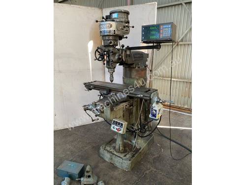 Bridgeport J Milling Machine R8 spindle with DRO