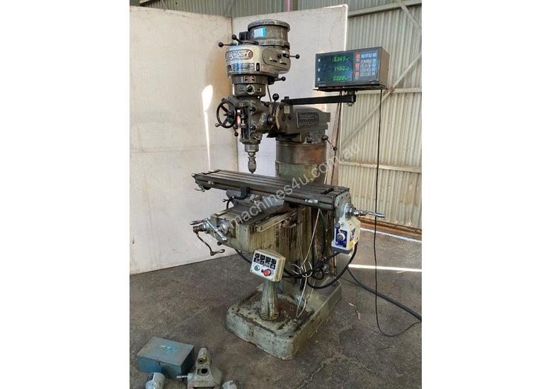Used J Bridgeport J Milling Machine R8 spindle with DRO Vertical Mills in , Listed on Machines4u