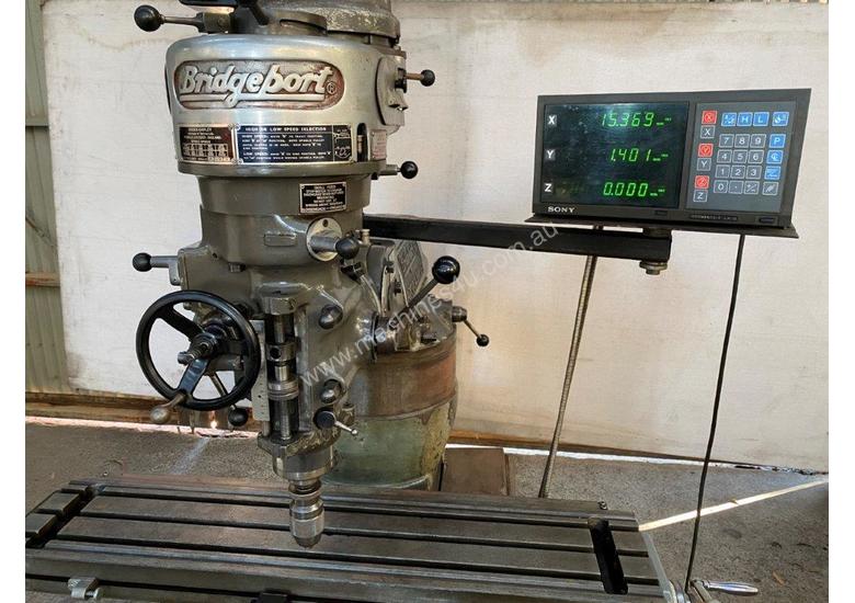 Used J Bridgeport J Milling Machine R8 spindle with DRO Vertical Mills in , Listed on Machines4u