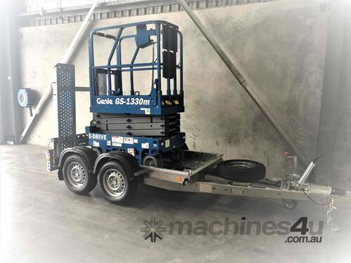 13ft Scissor Lift and Trailer Package
