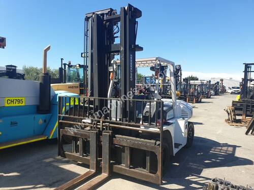 UniCarriers 7000kg Diesel Forklift with 4500mm Mast, Side-Shift & Fork Positioner