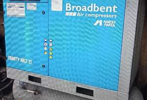 Broadbent 20hp. PILOT K50 Silent. Atlas GA22VSD. Champion 30hp. Focus20hp. CompAir25hp. AtlasGA55+