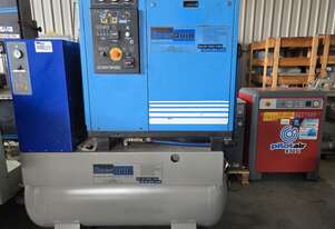AdiComp 15hp. Broadbent ECO 10hp. Atlas GA22VSD. Kaeser/ Champion 30hp. CompAir 25hp. Atlas GA55