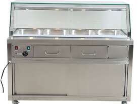 Heated Bain Marie Food Display 1460mm W - picture0' - Click to enlarge