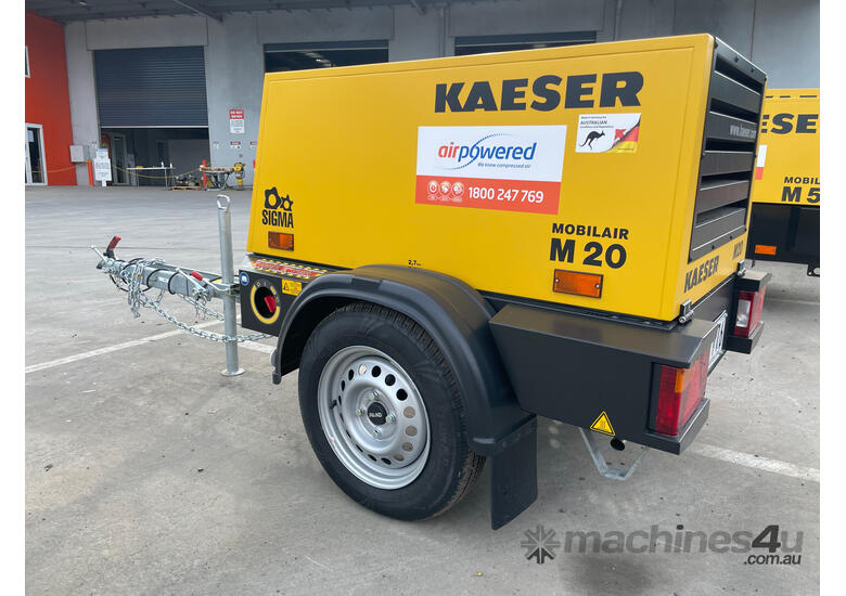 caption New Kaeser M20 - 70cfm Diesel Air Compressor