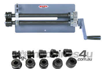 Bead Roller RM12 Sheet Metal Manual Swager C/W Bead Kits and Flange Kits, 1.2mm mild Steel Thickness