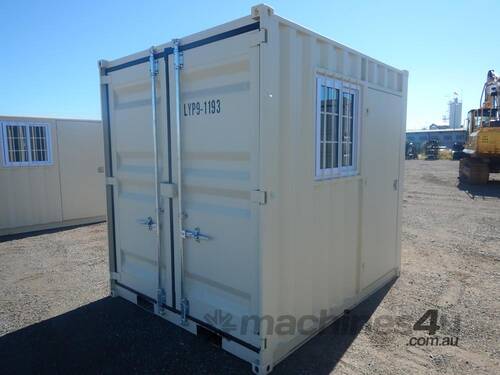 2.7m Container, 1 Door, 1 Window