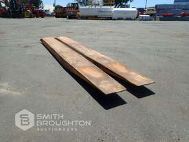2 X 3M FORKLIFT TYNE EXTENSIONS - picture0' - Click to enlarge