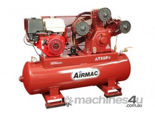 caption Airmac T55P 13 HP Air Compressor with Electric Start