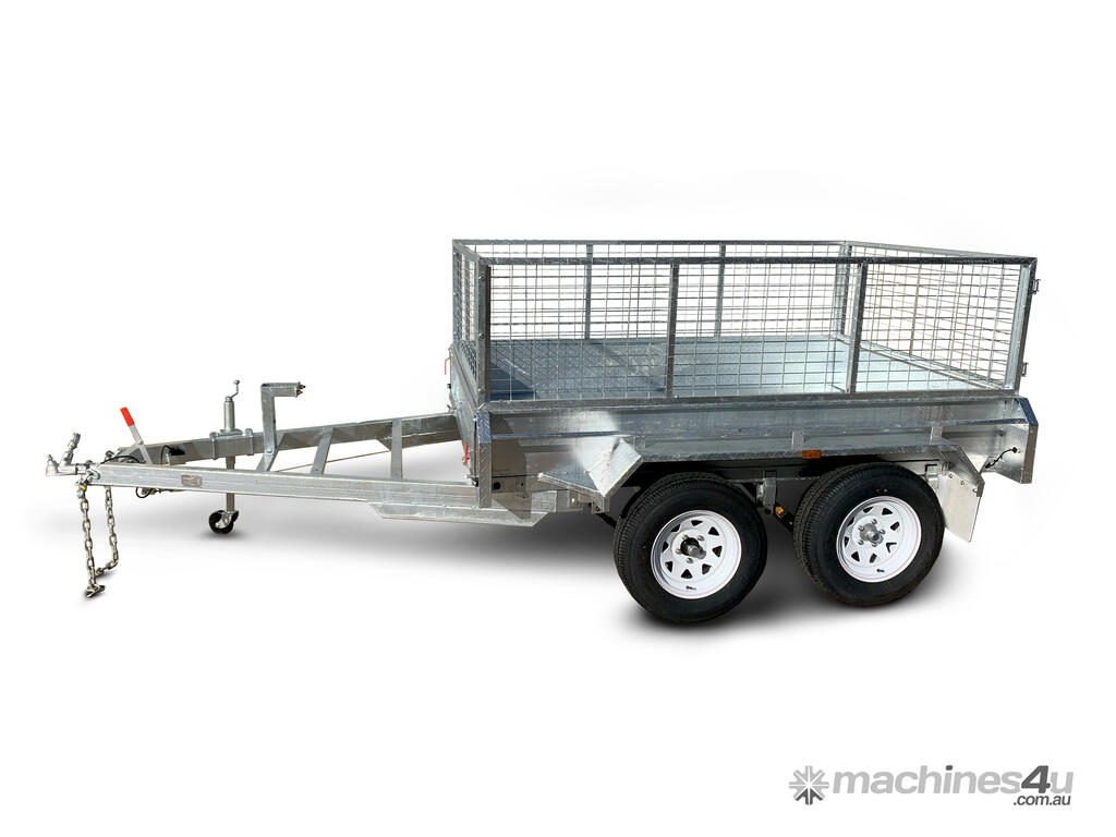 Buy New NUBCO 8X5 TANDEM AXLE ALL CHECKER PLATE GALVANISED TRAILER WITH ...