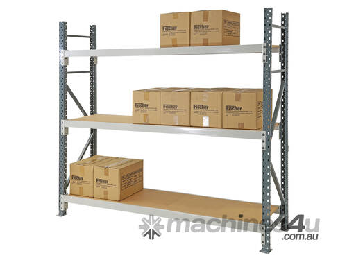 Longspan Mesh Shelving Starter Bay 1800x2400x450mm (HxWxD)