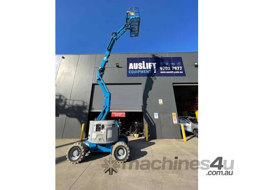 caption Used 2018 Genie Z34/22IC 34ft Diesel Knuckle Boom - Great Condition