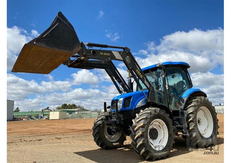 Used New Holland TS110A Tractor With Front End Loader in , Listed on