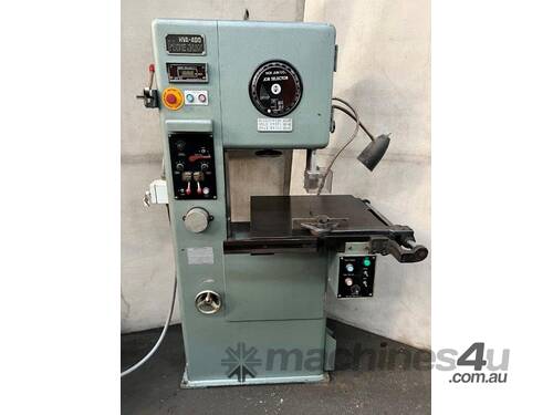 Hoejun HVA-400 vertical bandsaw with table feed