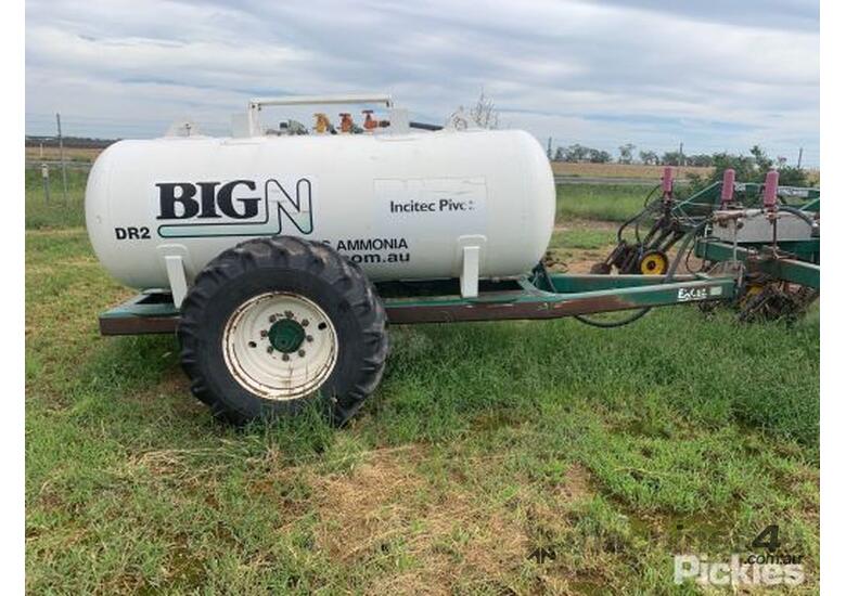 Used 2007 Excel Stubble Warrior Deep Till Fertiliser Cultivator 8m Width Tow behind Gas Cart 3