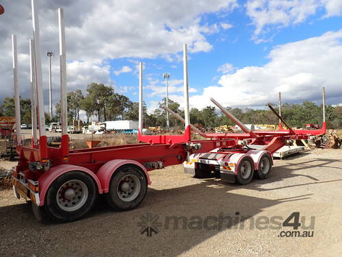 Logging trailer B-double unit