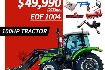 EBU Tractor 100hp inc 6 FREE attachments!