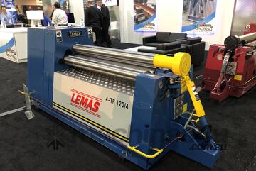 CONE ROLLING ATTACHMENT INCLUDED - 3 Roll Plate Bending Roller ~ 2.5m x 8.0mm ~ Lemas LHF 808E