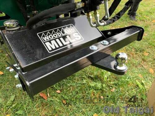 caption Woodland Mills Woodchipper Tow Hitch, 17 kg - Effortless Transport and Cleanup!