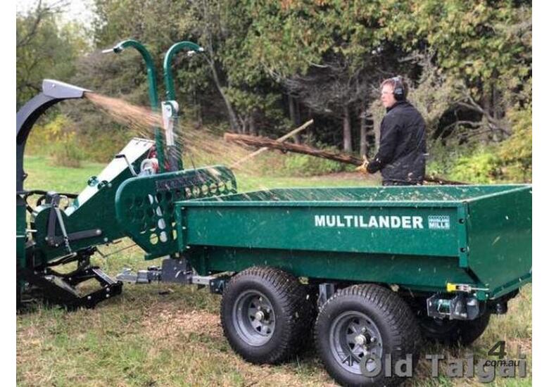 caption Woodland Mills Woodchipper Tow Hitch, 17 kg - Effortless Transport and Cleanup!