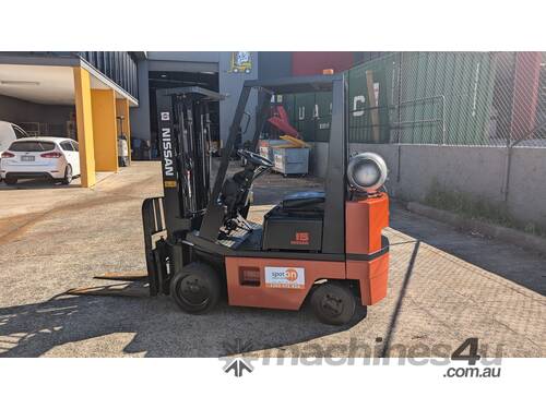 caption NISSAN 1.5T LPG Forklift | Container Entry | Side Shift