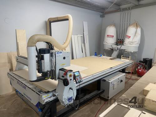 Used Multicam Flatbed Nesting Router CNC