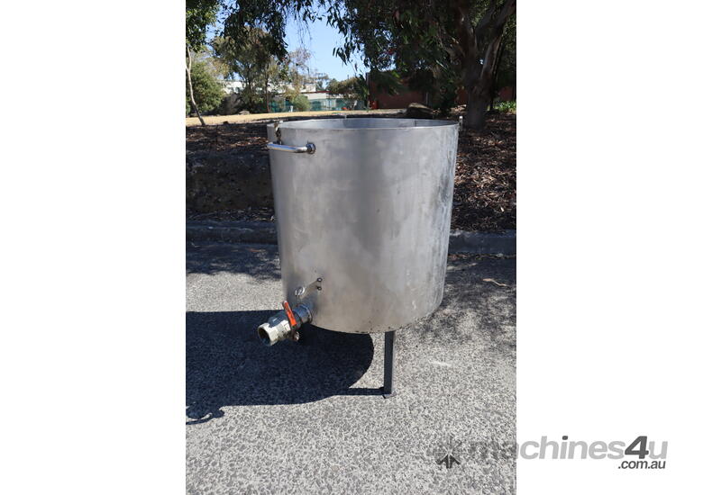 Open Top Stainless Steel Tank - 180L