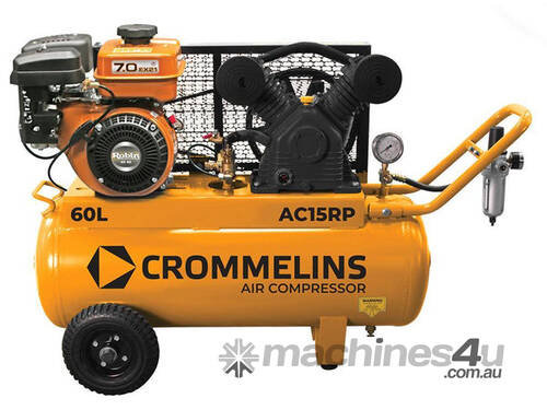 Crommelins Air Compressor Petrol 60L AC15RP