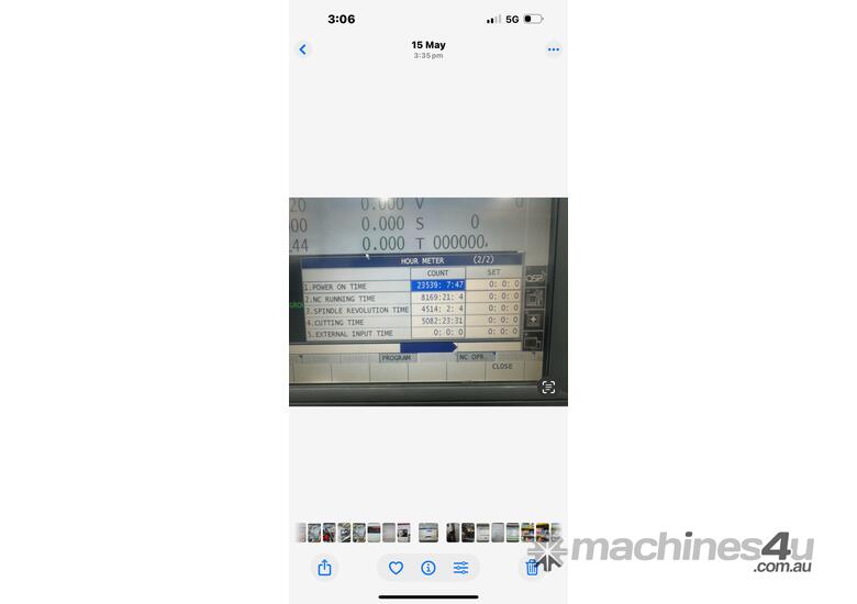 USED OKUMA MULTIS B 200 W machining centre 