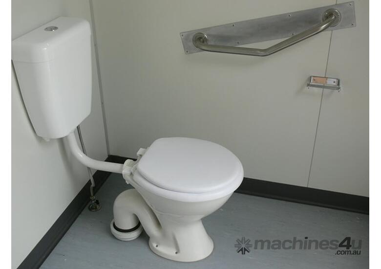 caption Auzbilt Male/ Female Disable/ Unisex Portable Toilets: 4m x 3m, For Sale