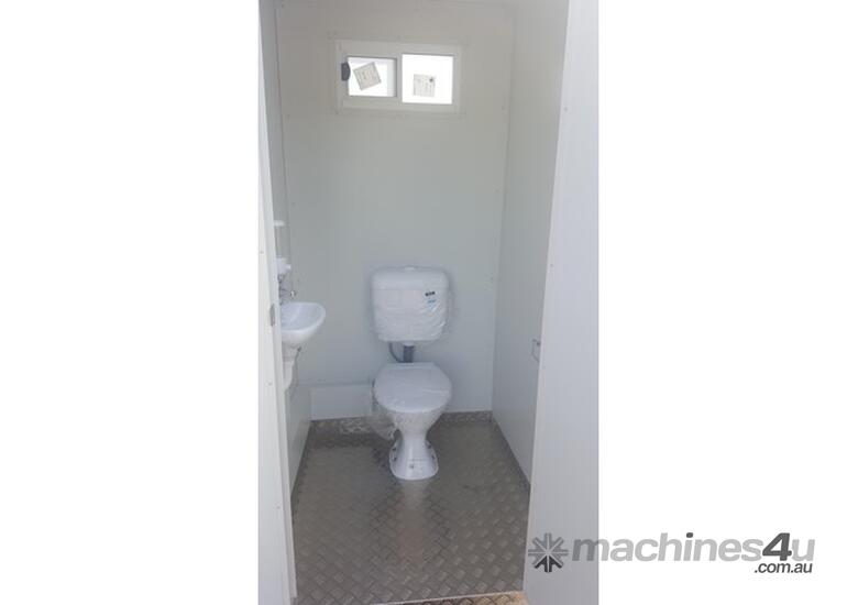 caption Auzbilt Portable Toilets: 1.2m x 1.2m, For Sale