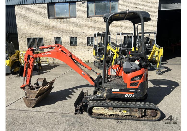 caption Used Kubota U17-3 Excavator