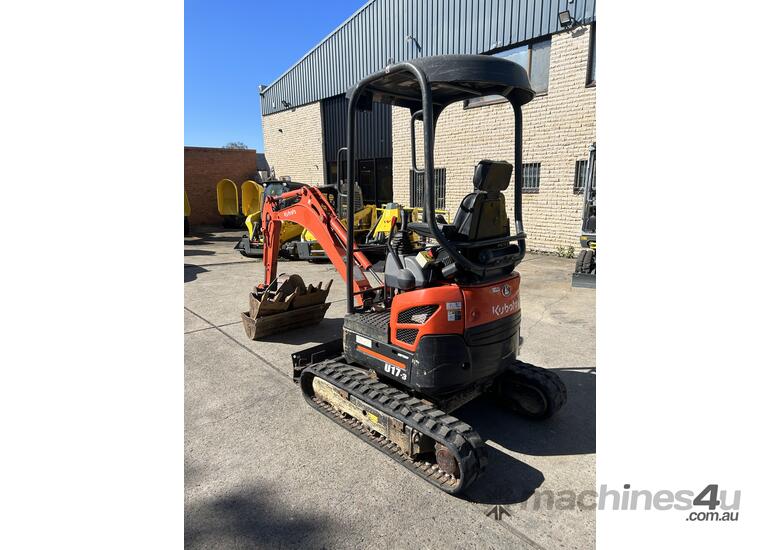 caption Used Kubota U17-3 Excavator