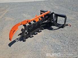 Unused GIYI Trencher To suit Skid Steer Loader  - picture0' - Click to enlarge