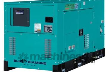 GENERATOR 35 - 40 KVA 3 PHASE DIESEL SILENCED